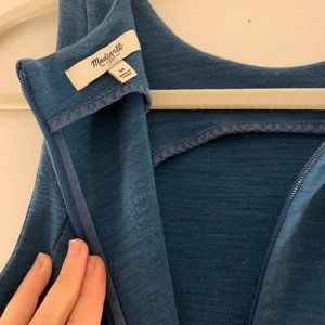 Madewell sheath dress in Peacock